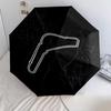 1 PC Automatic Folding Umbrella - F1 Track Map Pattern, Portable & Foldable Design with 8 Ribs, Christmas Birthday Gifts