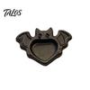 3D Printed Miniature Models Bat Ghost Tray for Dollhouse, Halloween Diorama Props, Scene Construction Tabletop Decor Accessories Blind Box Fairy