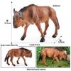 Children's Farm Animal Models: Cow, Pig, Rooster, Donkey, Duck, Cat, Sheep - Plastic Toy Set