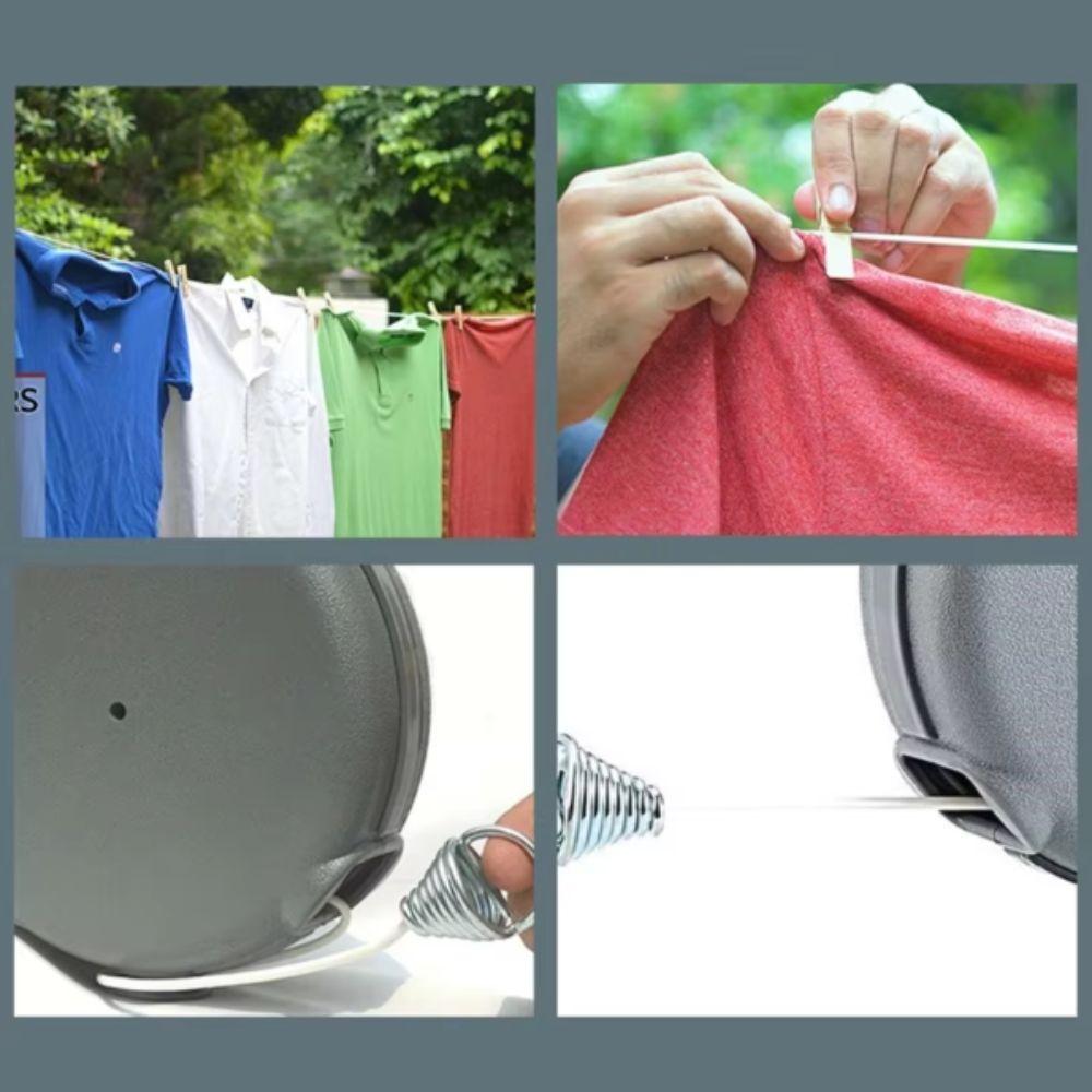 Stretchable Retractable Clothesline Telescopic Heavy Duty Clothesline Laundry Line Indoor