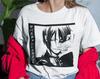 Unisex, Black Butler Shirt, Sebastian T-Shirt, Kuroshitsuji, Toboso Yana, Sebastian, Japanese, Anime Gift, Vintage, Grunge, Gothic