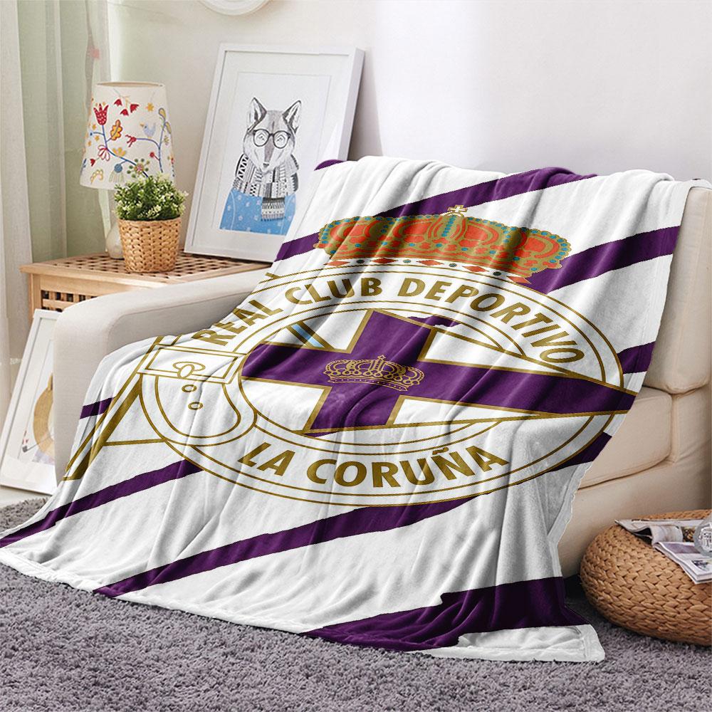 Deportivo Logo Blanket, High Quality Comfortable for All Seasons, Home Decor, Warmth and Comfort