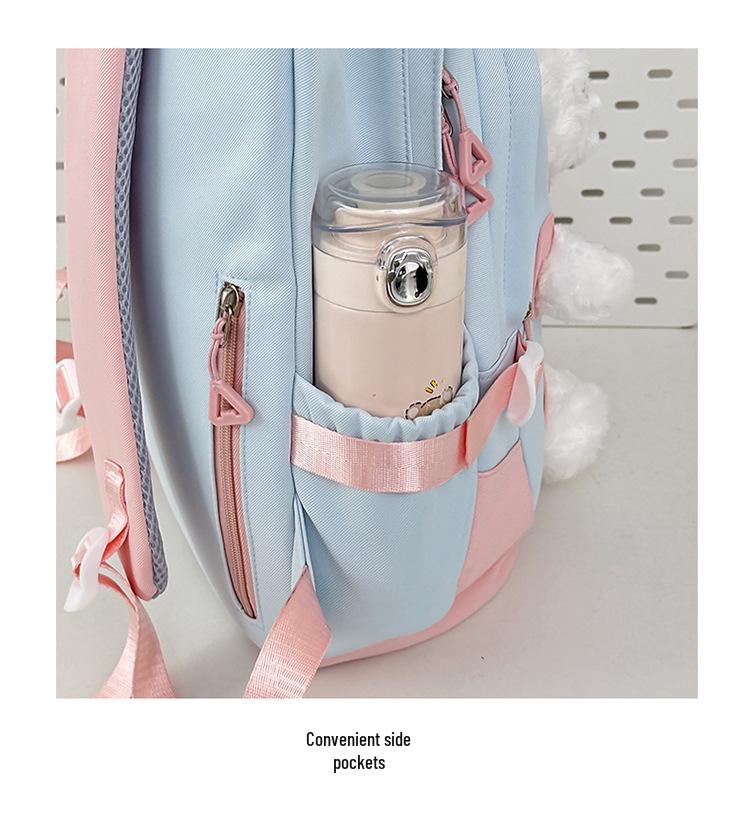 Cute Cartoon Bear Backpack for Women and Students - Mori Style Shoulder Bag