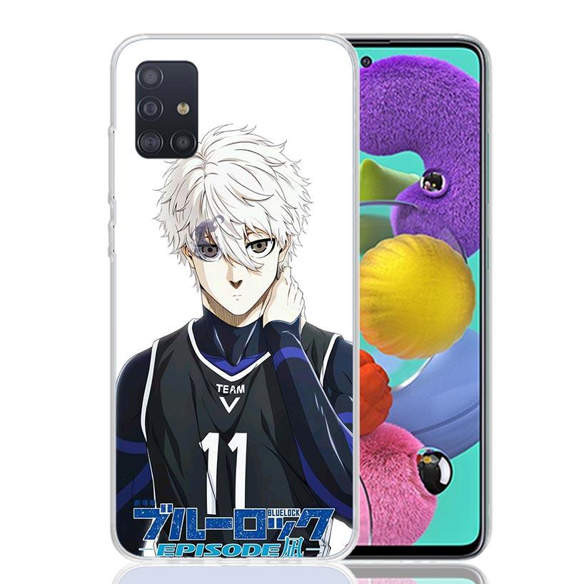 Blue Lock Nagi Seishiro Phone Case For Samsung Galaxy A52 A32 A22 A12 A02S A50S A30S A51 A31 AA71 Note 20 Ultra 10 S10 Plus Gala