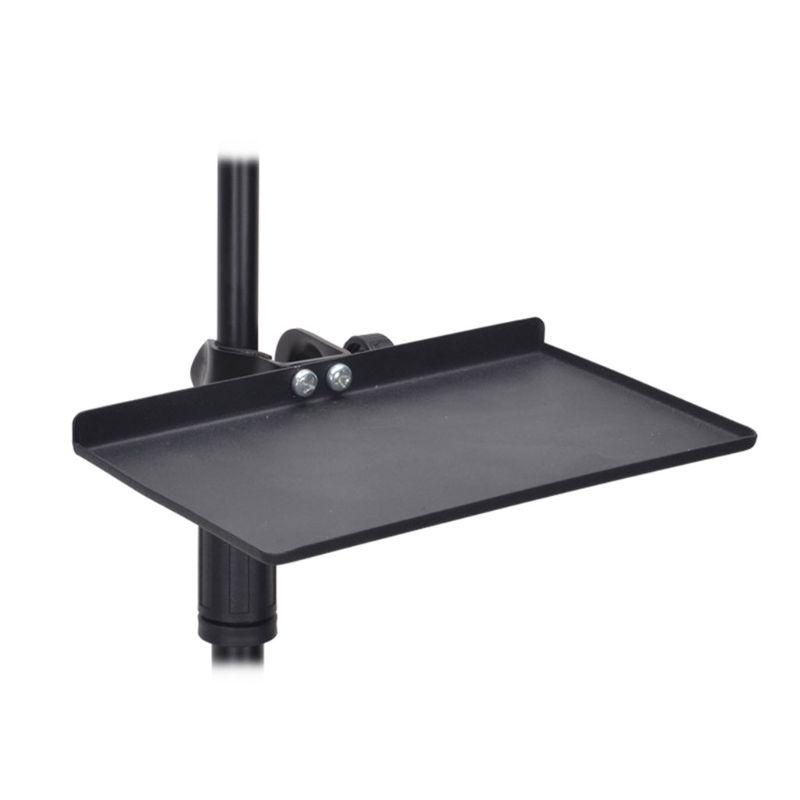 Portable Adjustable Shelf Organizer Expandable Outdoor Karaoke Equipment Clip Broadcast Stand Tray Sound Card Tray