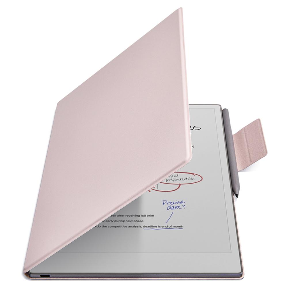 For ReMarkable Paper Pro Case PC+PU Leather Tablet Magnetic Cover with Pen Holder Auto Wake/Sleep