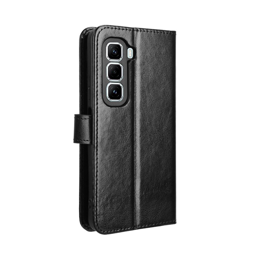 for Infinix Hot 50 Pro 4G Wallet Case with Kickstand & Card Slots – Shockproof, Dustproof, Business Heavy Duty Flip Leather Cover