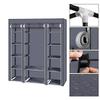 New Design Portable Closet Wardrobe Clothes Rack Storage Organizer Shelf Durable