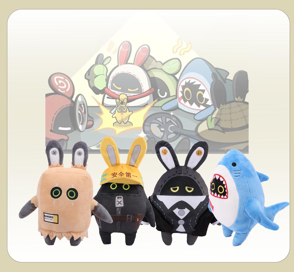 New Zenless Zone Zero Cosplay Bangboo Plush Doll Rabbit Stuffed The Bangboo Sharkboo Soft Plush Anime Cartoon Xmas Birthday Gift