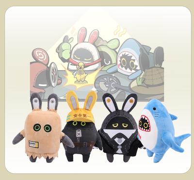 Ungiftig Neu Zenless Zone Zero Cosplay Bangboo Plüschtier Kaninchen Stofftier Der Bangboo Sharkboo Weicher Plüsch Anime Cartoon Weihnachten Geburtstagsgeschenk