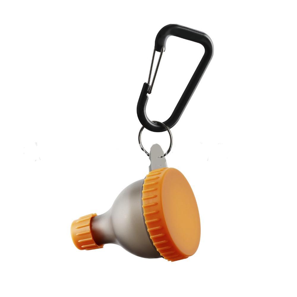

15g/50ml Protein Powder Bottle with Carabiner Reinforced Cap Medicine Box with Keychain Health Funnel Pill Case Fitness Workout