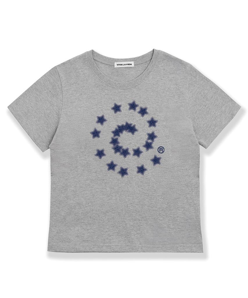 Bibalabida Star Move Crop Short Sleeve T-Shirt