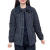 Winter 2025 Lässige warme Baumwolljacke mit Samt-Verstärkung für stilvolle Frauen mittleren Alters - Vielseitiges, lockeres und verdicktes Design