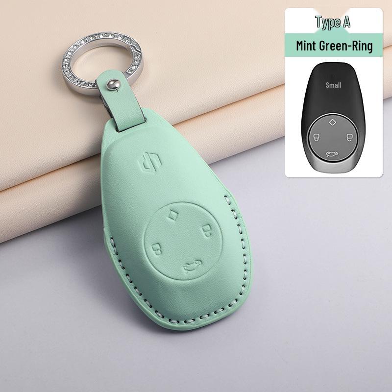 Portachiavi Leapmotor C11/T03/C01 Modello 2024 - Guscio Protettivo a Copertura Totale, Texture di Alta Qualità, Blu, Unisex.