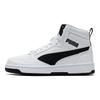 Puma Rebound V6 Comfortable Versatile Durable Lightweight Mid-Top Sneakers Unisex Sneakers Black White 392326-02