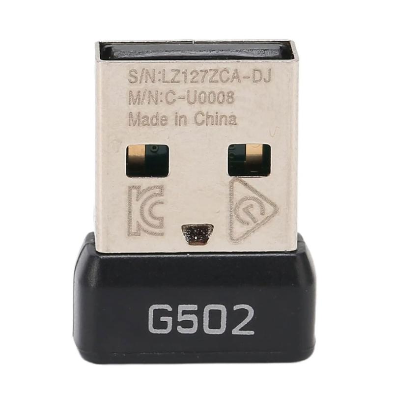 

Compactly Gaming Mouse Receiver Adapter For G502 Mice With Enhances Durability And HassleFree Plugs and Play Design 1