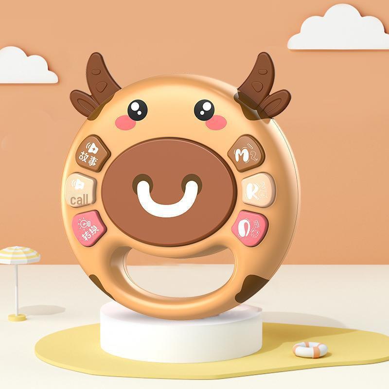 Beruhigende Babyrassel und Beißring: Kauspielzeug für 6–60 Monate, lehrreich für 1-Jährige