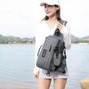 Multi-Compartment Fishing Tackle Bag With Waterproof PVC Construction Adjustable Shoulder Strap Spinning Rods Lures Lines