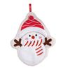 Cartoon Xmas Hanging Hand Towels Thick Highly Absorbent Soft Towel for Bathroom Kitchen Daily Use Holiday Gift
