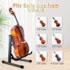 GeeWin A-Frame Foldable Cello Stand 1/8-4/4 Guitar Stand Black Plastic Main Body Rubber Feet