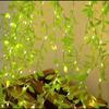 20 Light 2M Always Willow Curtain Lamp Decorative Light String Imitation Leaf Basket Copper Wire Christmas Party Decorations