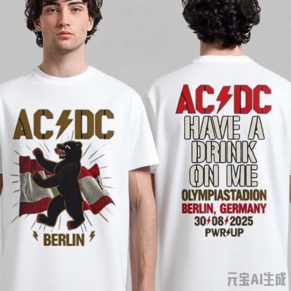 

Men s and Women s Pure Cotton T-shirts for The 2025 Tour in Berlin,Germany Breathable High-quality A Must-have for The Festival 4XL