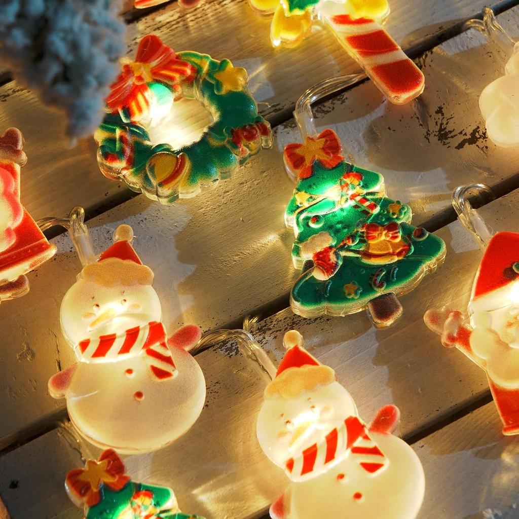 LOLStar Christmas String Lights, 20 LED Xmas Fairy Lights for Home Decor