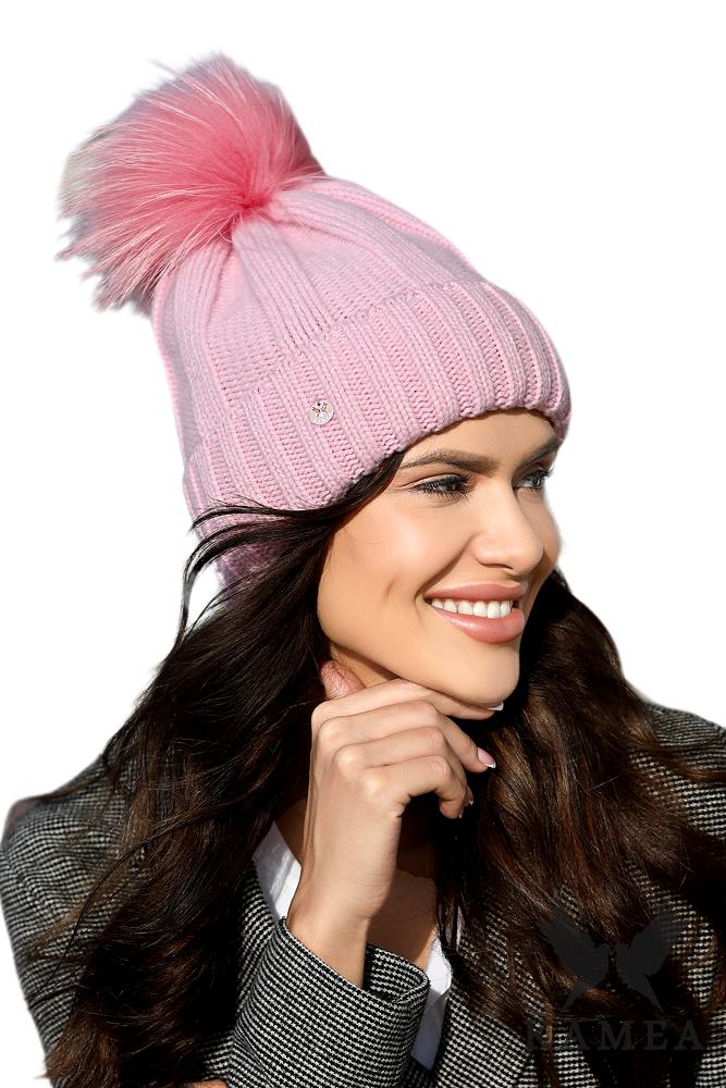 Karima Woolen Women' Hat Pink