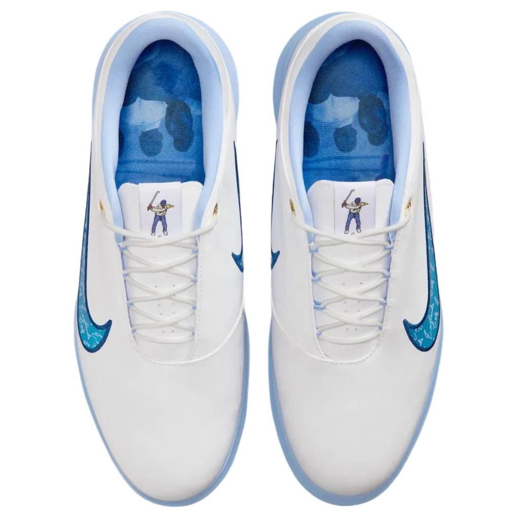 Nike Eastside Golf X  Victory Tour 4 Comfortable Soft Golf Shoes Unisex Sneakers White Blue IO3805-100