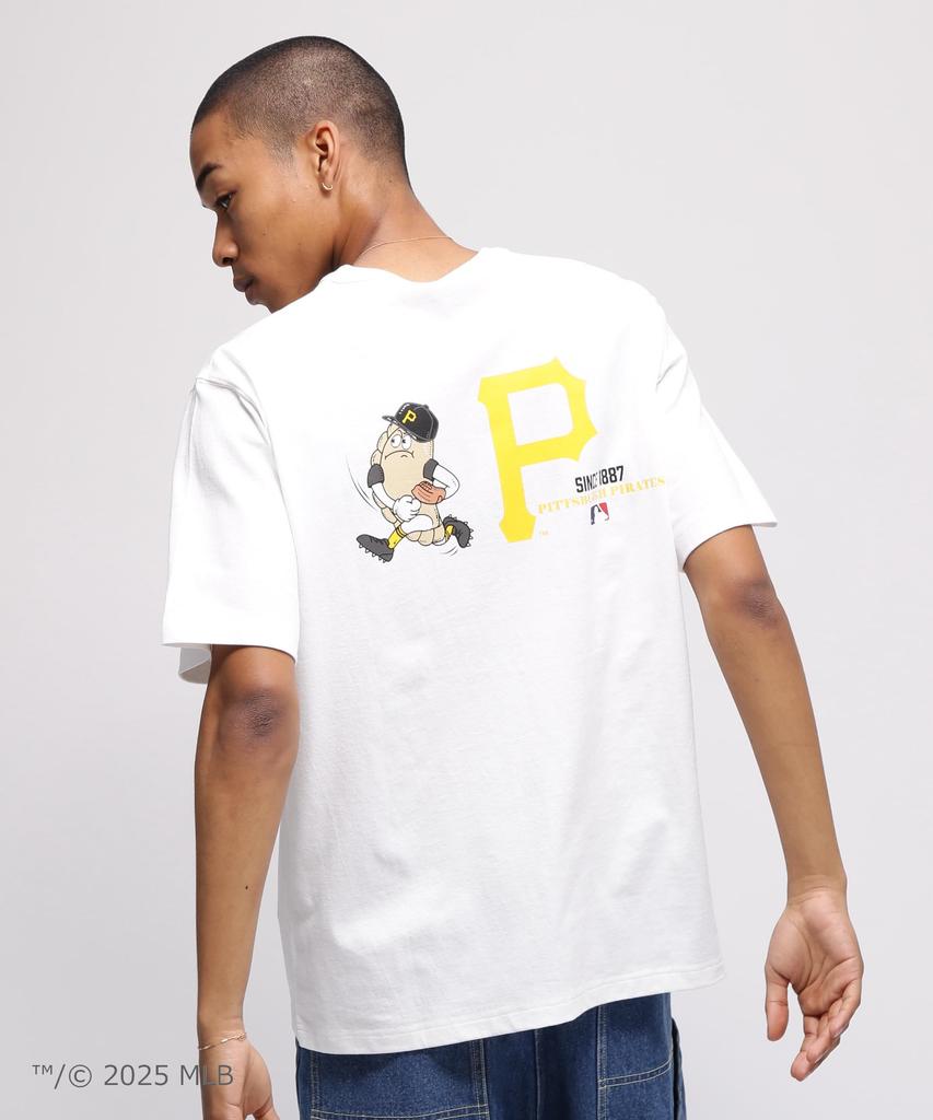 Avirex New Era Pittsburgh Pirates Size T-Shirt, Men's, L, 030, White, 783-5234013
