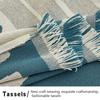 Chenille Sofa Möbel Handtuch Doppelseitig Einfach zu Bedienen Stil Quaste Rand Couch Abdeckung Rutschfest Katzenkratzfest Camping Decke Sofa Abdeckung