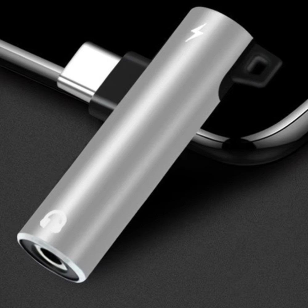 Aluminum 3.5mm Adapter Dual Adapter 2 in 1 Audio Splitter Sound Converter Simultaneous Charging Headphone Adapter For Earphone