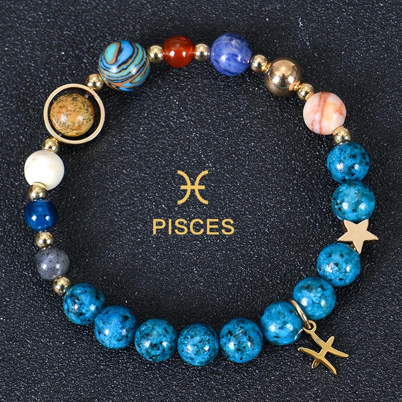 JYL TS Bracelet Zodiac  Planet Beads Aligns Cosmic Energy & Destiny