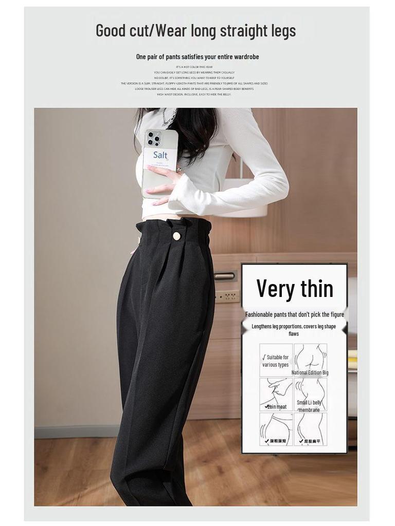 Women's High-Waisted Korean-Style Carrot Pants - Spring New Casual Harem Trousers