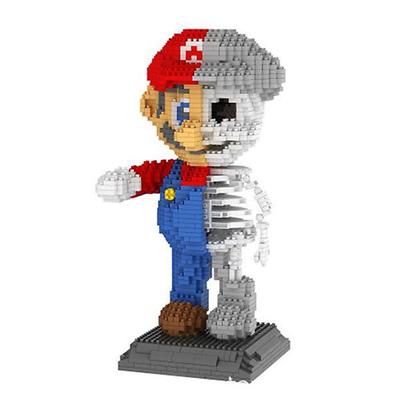 Large Skeleton Repair Nanoblock, Mixed Colors, Korean Popular Toys