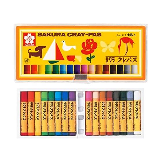 Sakura Crepas Crepas 16 colors in soft case LP16S