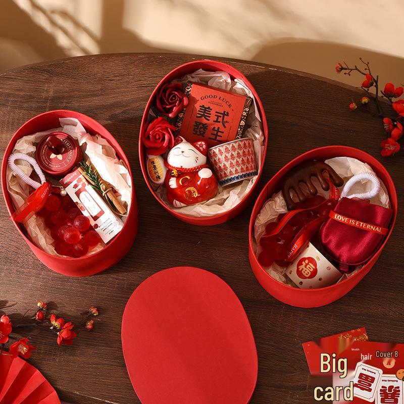 2026 Corporate Year of the Horse Meeting Souvenir Box with Logo - Business Gift for Employees on New Year's Day