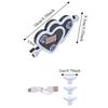 Suction Cup Mount LED Car Neon Lights Solar Powered RGB Car Heart-Shaped Light  Rear Window
