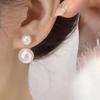 Elegant Pearl Stud Earrings with Anti-Allergy S925 Silver Needle