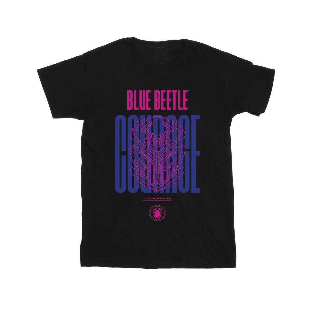 Blue Beetle Mens Courage Cotton T-Shirt