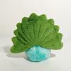 Green Peacock Plush Keychain, Creative Soft Stuffed Animal Backpack Charm, Cute Bag Pendant for Women Girls