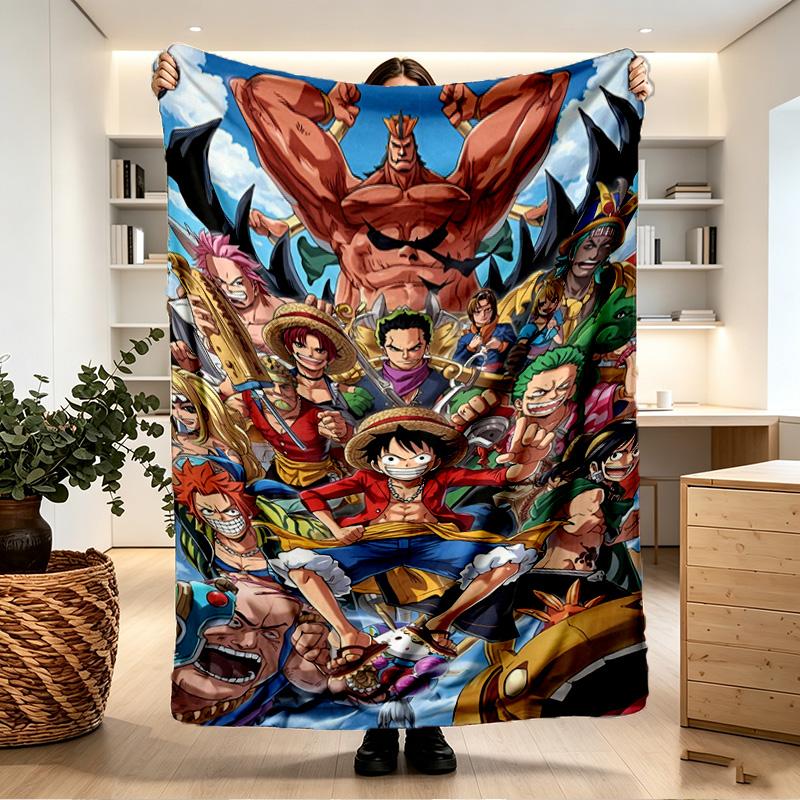 One Piece Print Blanket - Soft & Comfortable, for Bedroom, Travel, Sofa, Home Decoration - Birthday Christmas Gift for Friend