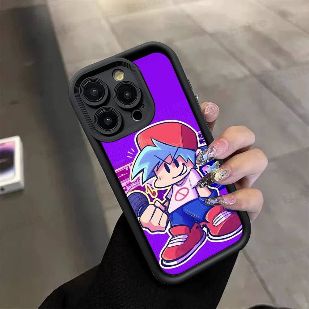Music Game Friday Night Funkin Phone Case For IPhone 17 16 15 13 11 12 14 Pro Max Plus Silicone Cover Shell