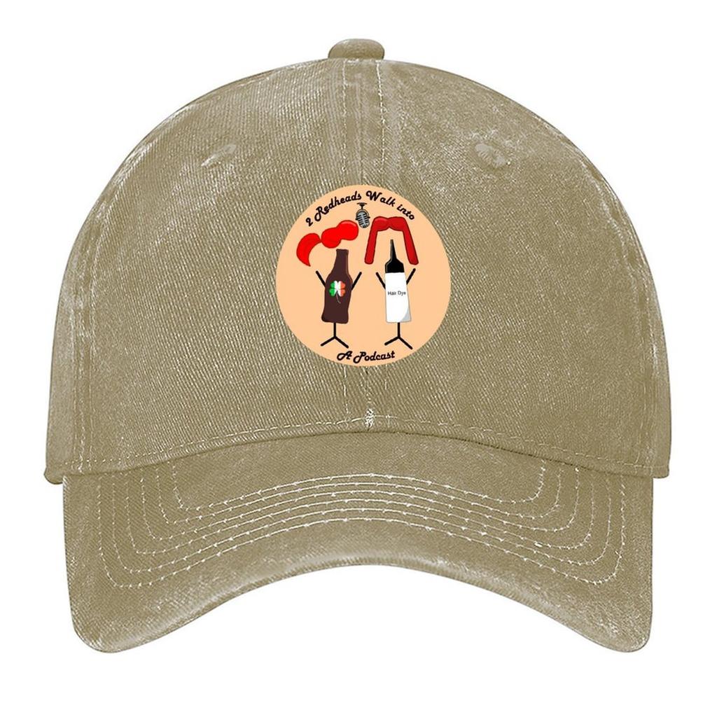 2026 2 Redheads Podcast Logo Baseball Cap Sunhat Golf Wear Rave Snapback Cap Luxury Woman Men's