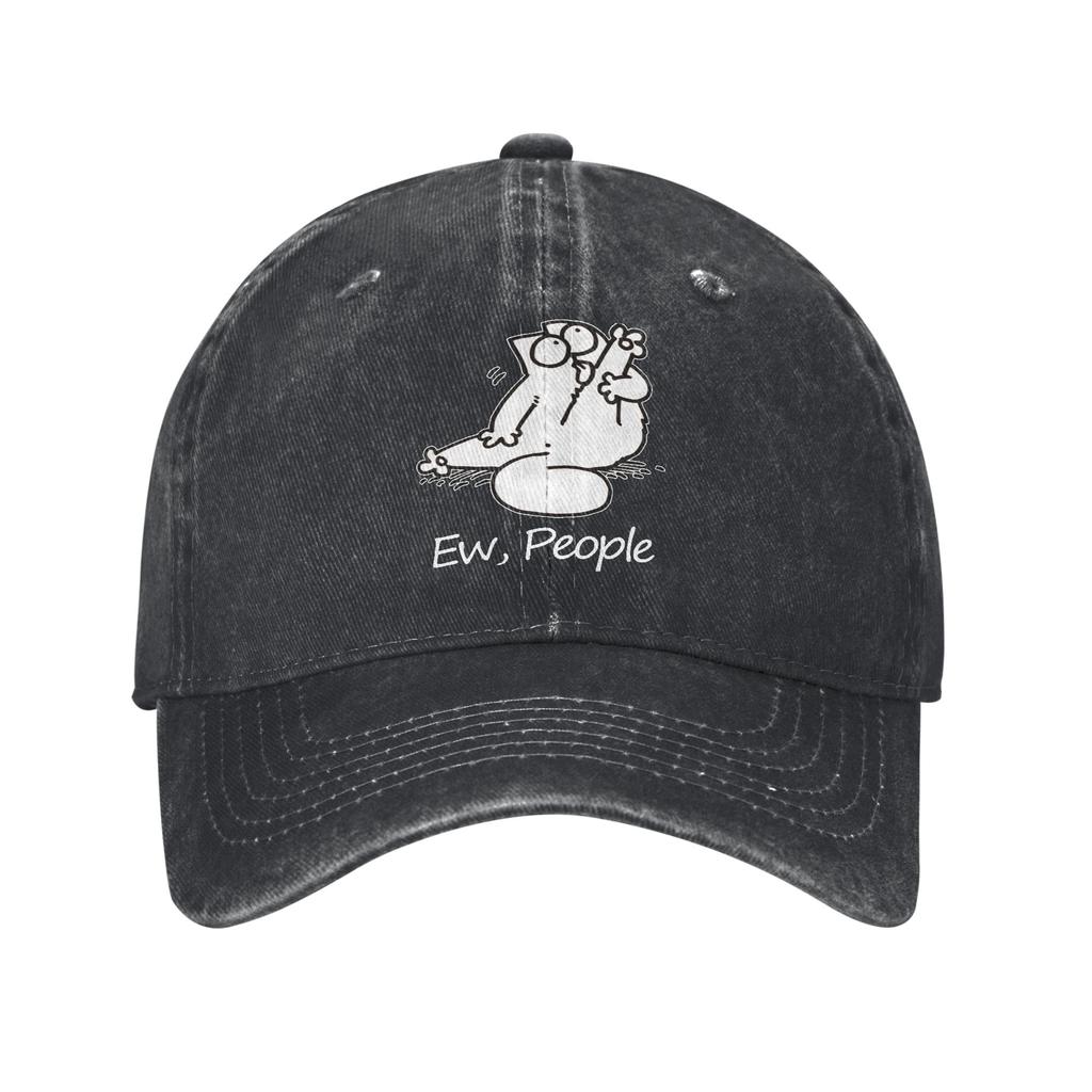 Berretto da Baseball Lavato Simons Cat Estivo Hip Hop Cappelli Per Donne Unisex Moda Escursionismo Pesca Sole Snapback