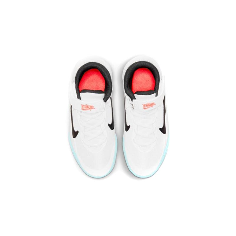 Nike Team Hustle D 10 FlyEase Slip Resistant, Abrasion Resistant, Breathable Low Top Children's Basketball Shoes Sneakers DD7303-102