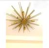 Stilnovo Style 8 Lights Shade Sputnik Chandelier Modern Ceiling Light Fixture Raw Brass
