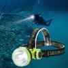 Magnetic Switch Diving Headlamp 1200mAh Underwater Headlight Head Mounted Mining Lamp  Tent