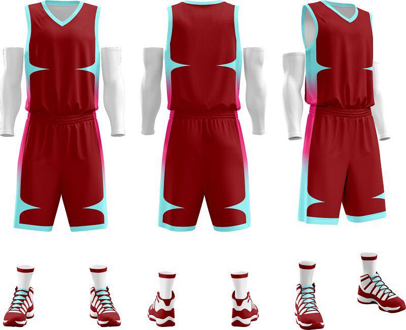 Breathable Basketball Jersey Set – Customizable, Moisture-Wicking, Sweat-Wicking Sports Uniform