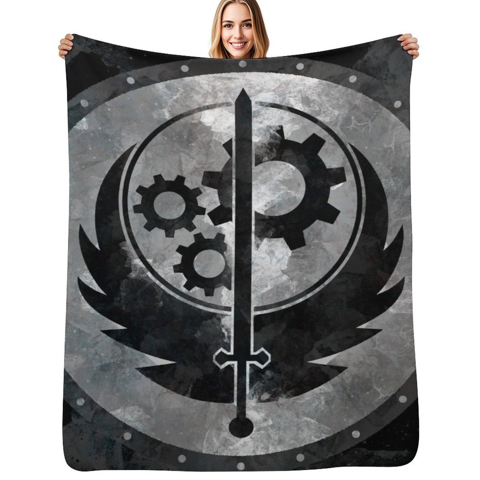 Steel Brothers Throw Blanket Portable Lightweight Blanket for Travel Camping Size: 75*100cm, Weight: 230 GSM